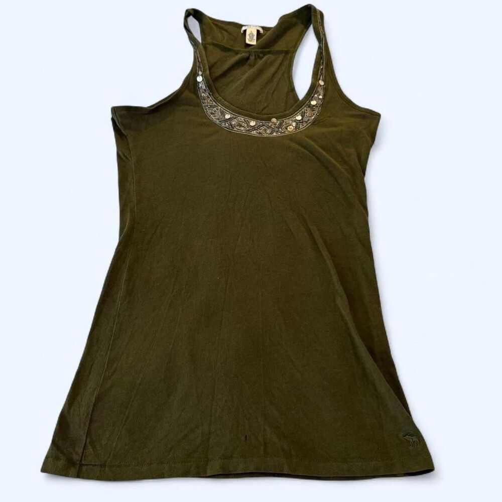 Abercrombie-fitch Women's Green Cami Shirt Women's Size L